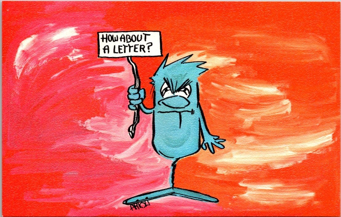 Postcard – Humor Cartoon – See Photo and Description