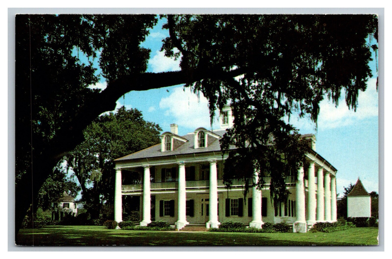 Burnside, LA Louisiana Historic Houmas House Chrome Postcard Unposted