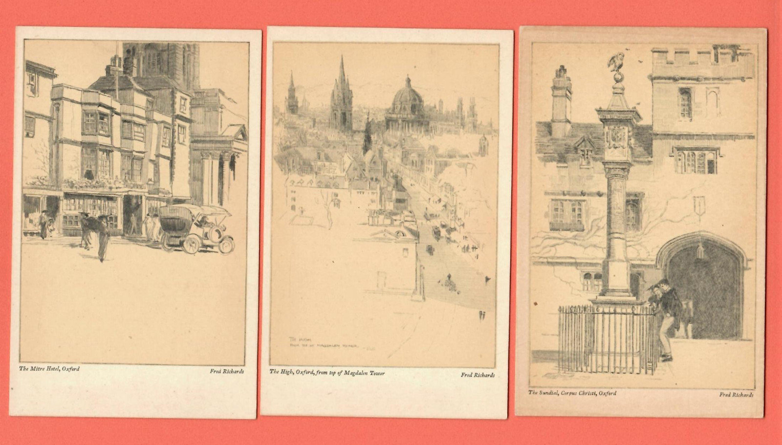 ENGLAND OXFORD LOT OF 3 VINTAGE PC. 884