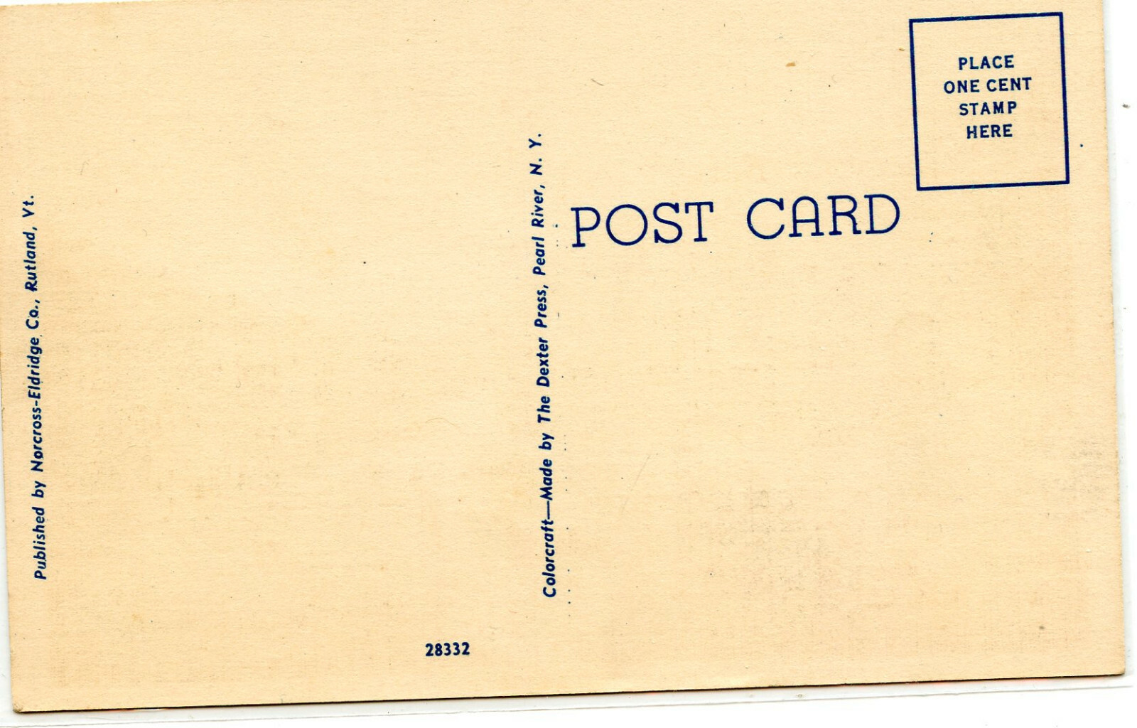 1940’s-1960’s Linen Postcard Showing Emerald Lake in the Green Mountains,Vermont