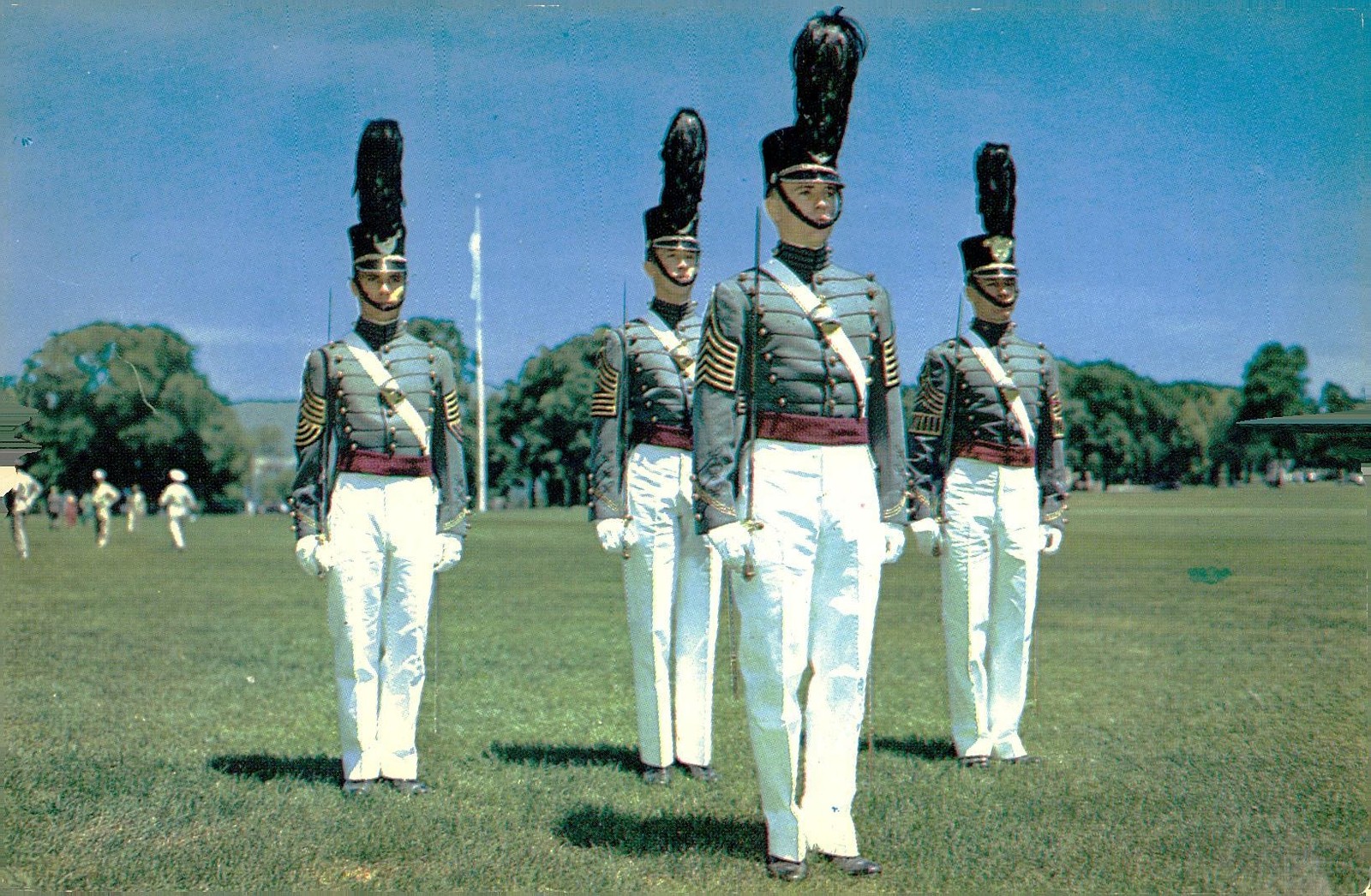 Honor Guard Cadets at West Point Academy, c1950, New York, Dexter Press, Inc.