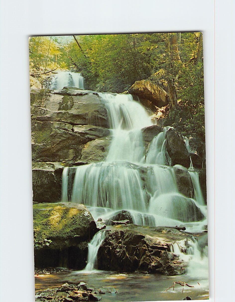Postcard Laurel Falls Great Smoky Mountains National Park Tennessee