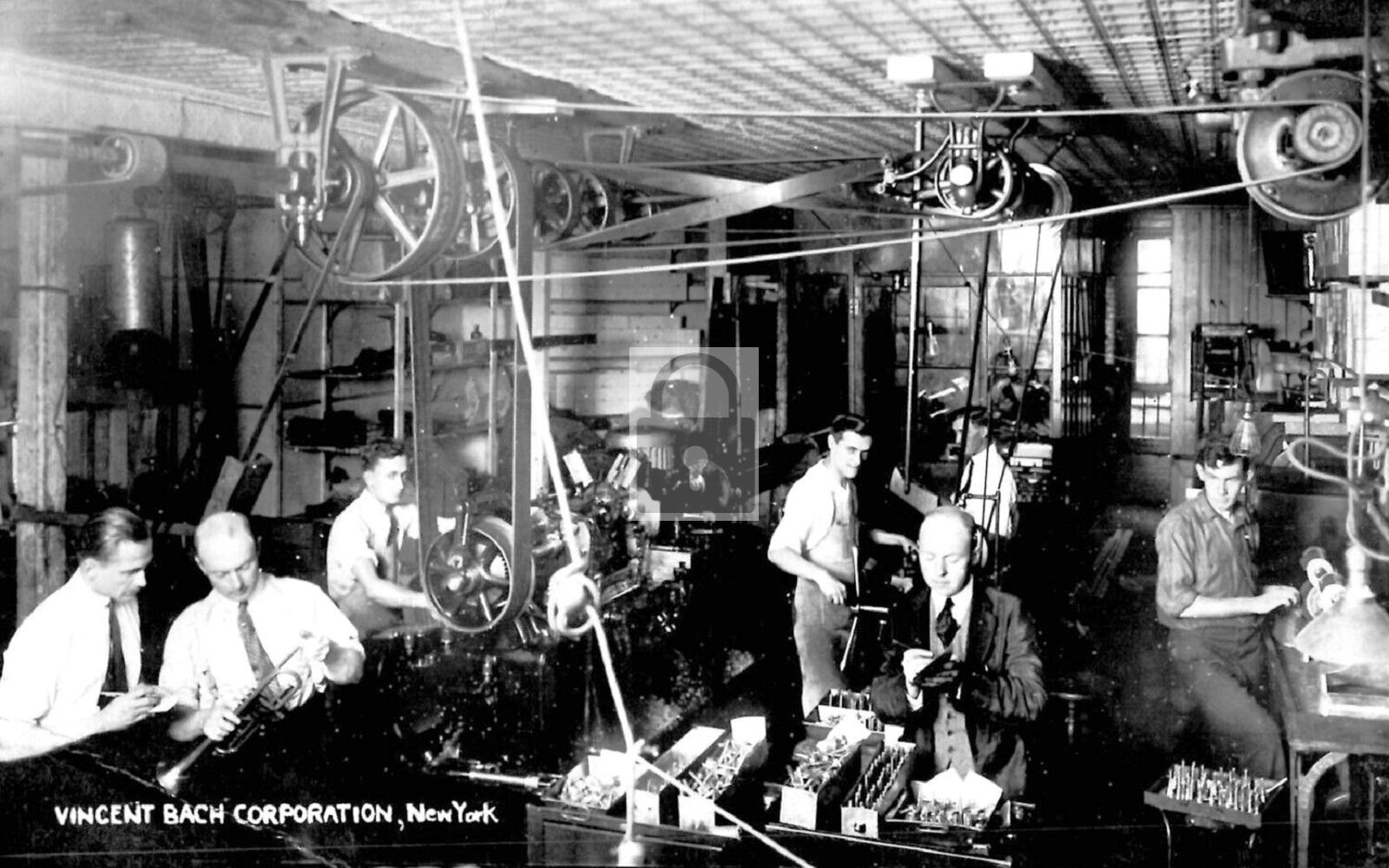 Vincent Bach Corporation Factory Interior New York City NYC – Reprint