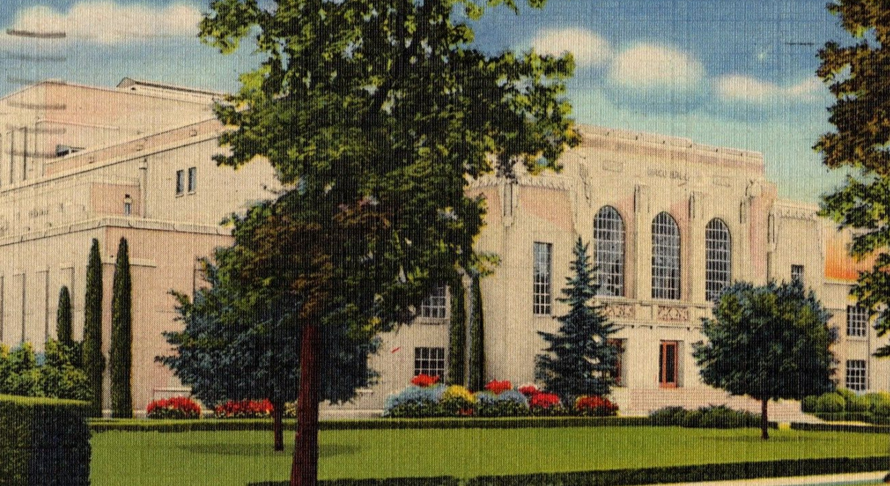Vintage Postcard 1951 Waco Hall Baylor University waco Texas
