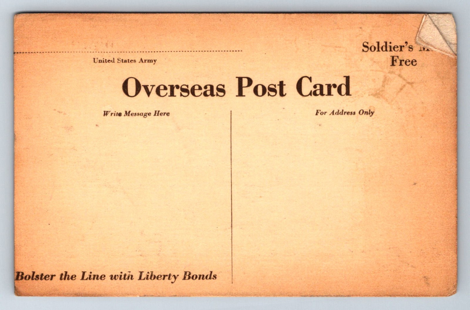 Postcard WWI General Pershing Overseas Soldiers Mail AEF Propaganda R336