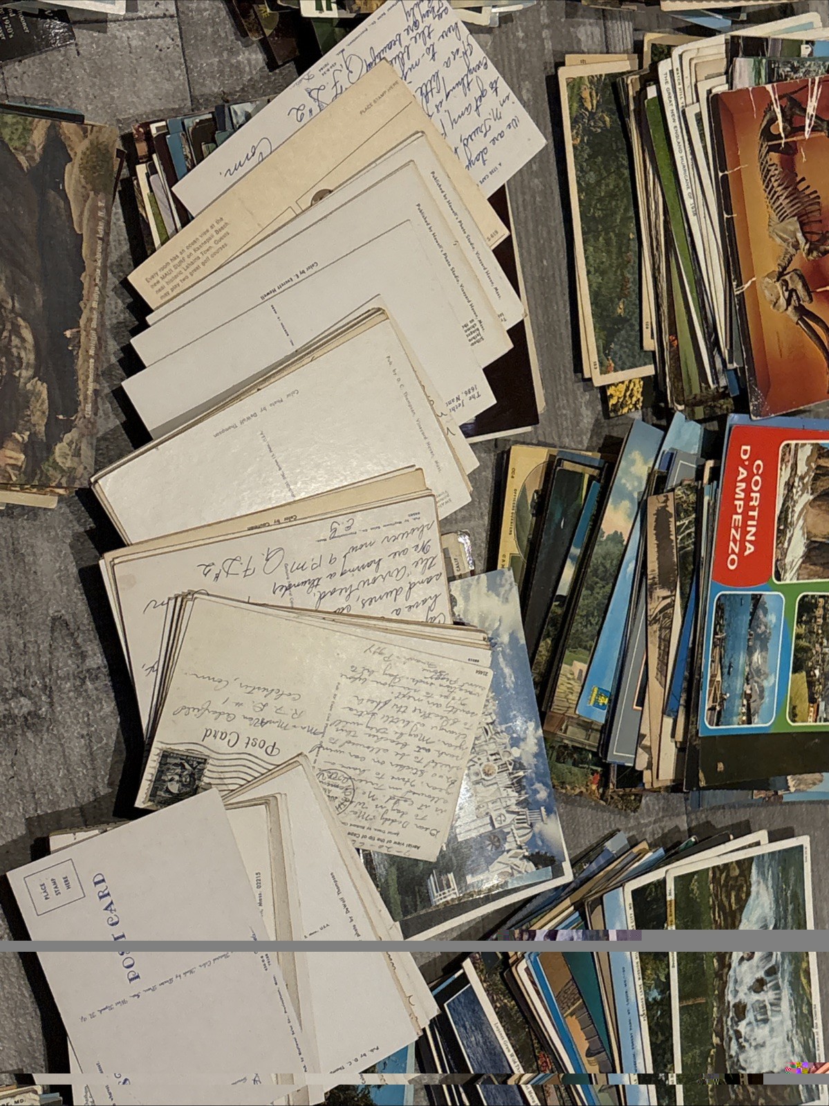 Approx 600+ US Foreign Rare Vintage Postcards Large BULK Lot Stamp Unused/Used