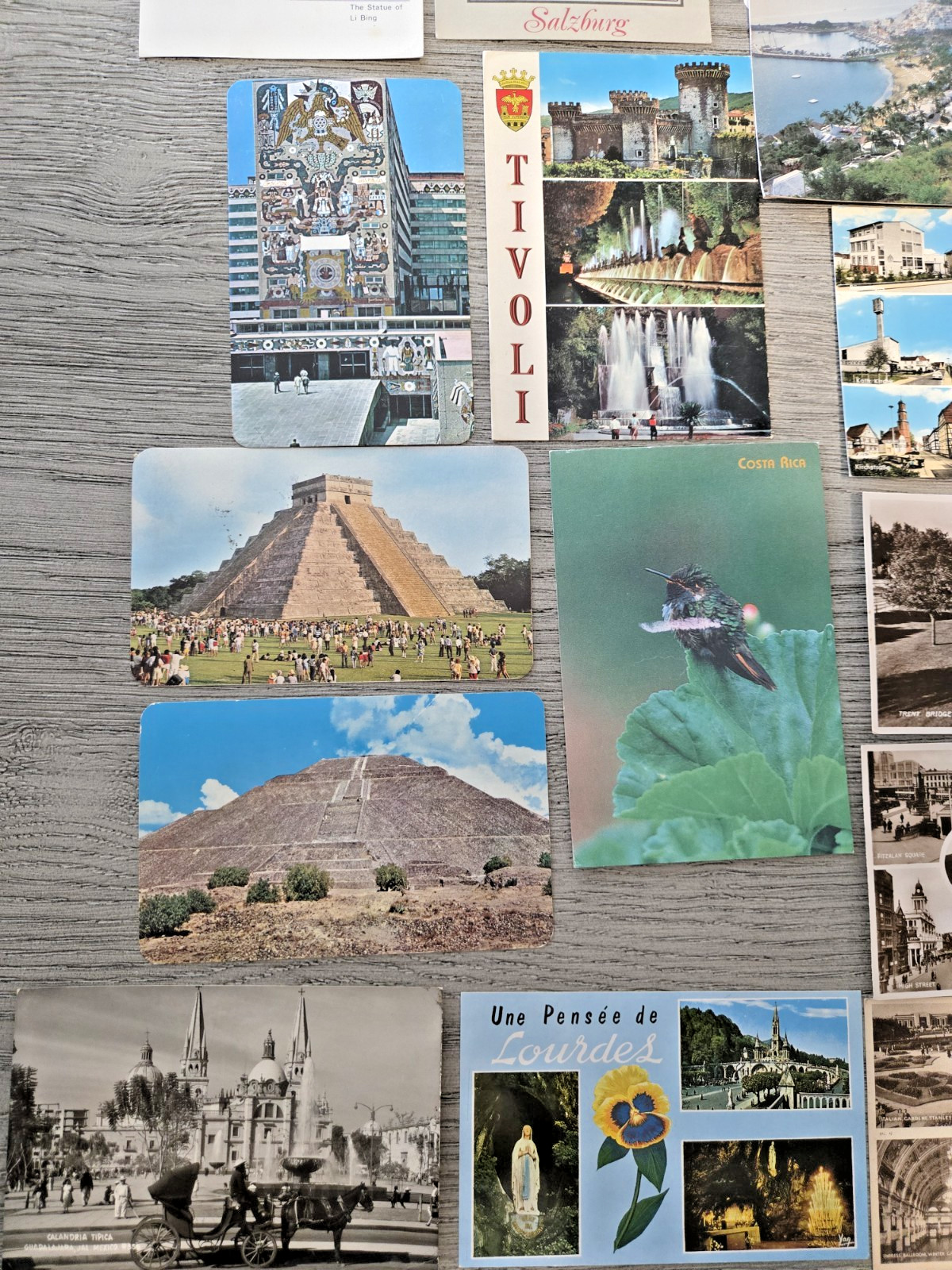 Lot of 53 Vintage Worldwide Travel Postcards – Stamped & Postmarked 1951-2003