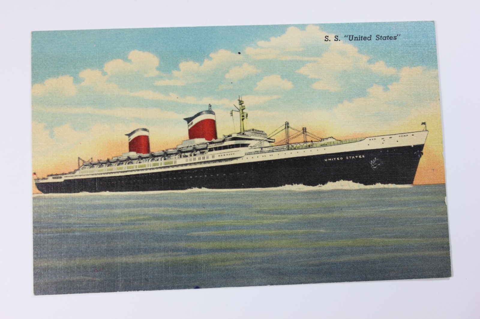 Postcard S.S. United States – UNPOSTED