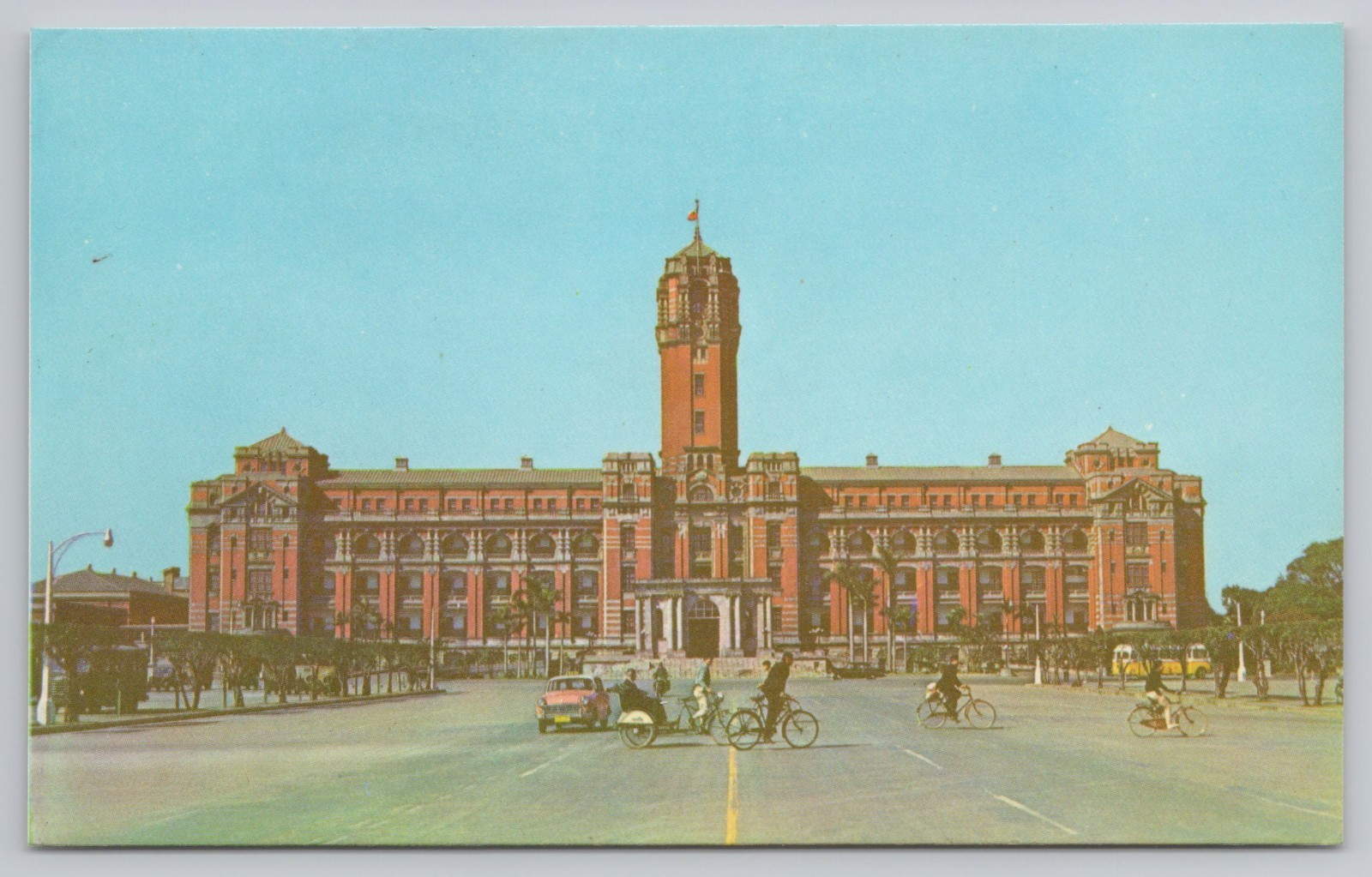 Taipei Taiwan Presidential Mansion James C Wu Government Building Postcard