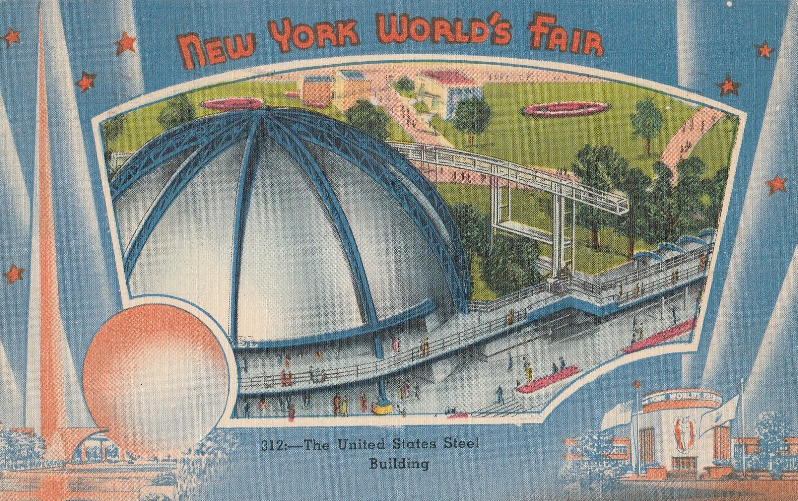 New York, NYC, New York World’s Fair, 1939, US Steel Building