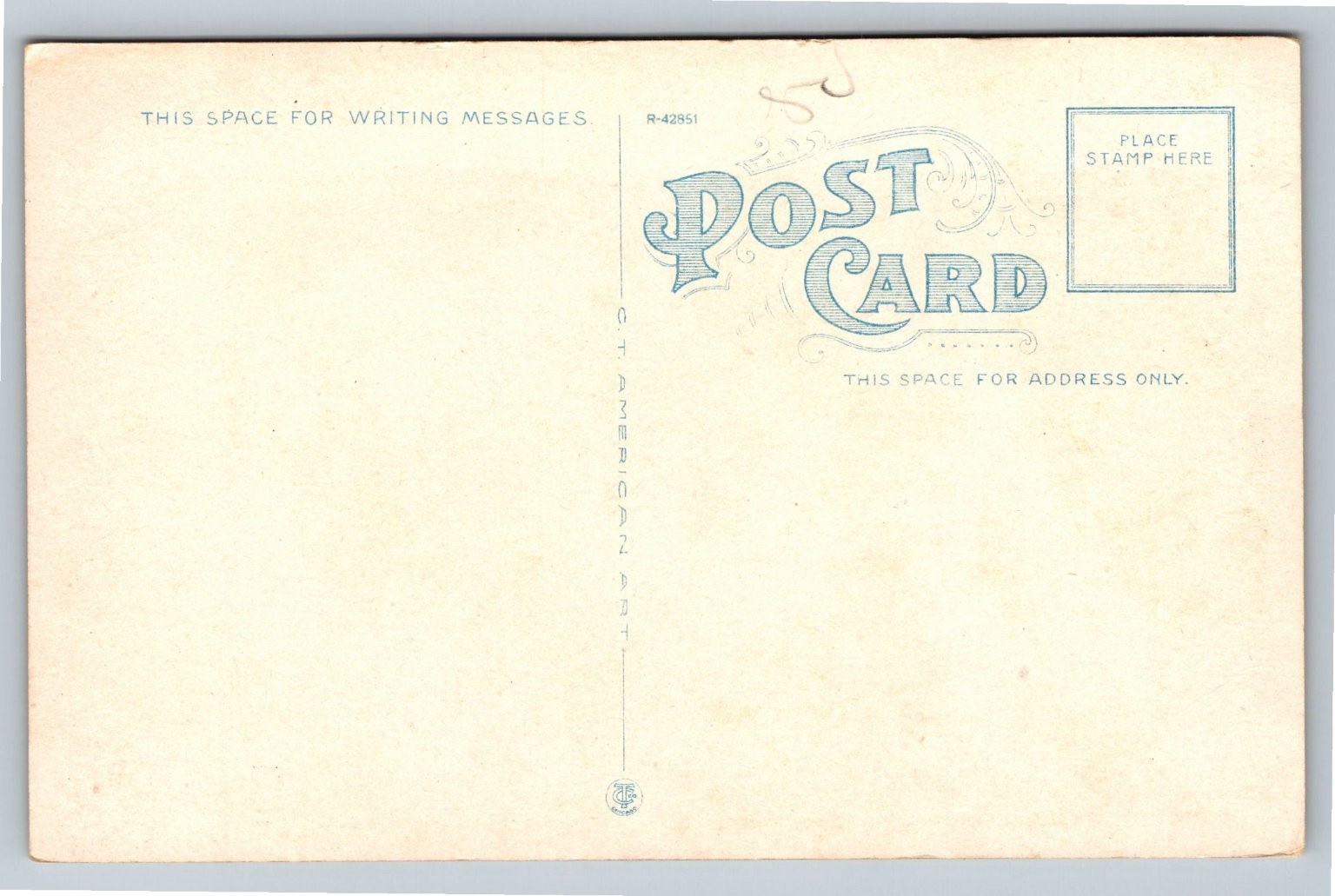 Waco Texas Riverside Drive Cameron Park Vintage Postcard C.T. American Art