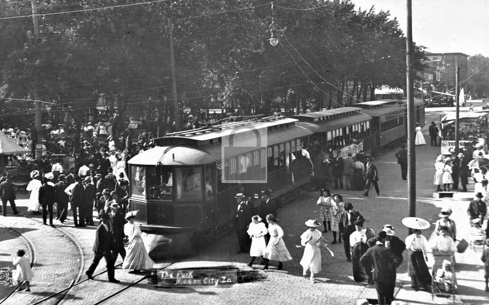 Interurban Trolley Street Car Mason City Iowa IA – Reprint