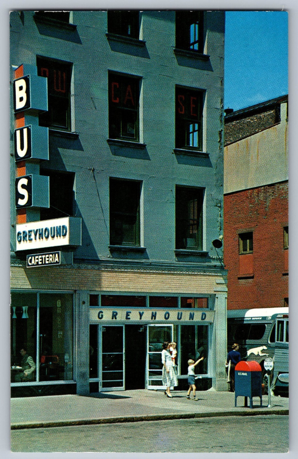 Greyhound Bus Terminal Albany New York Postcard