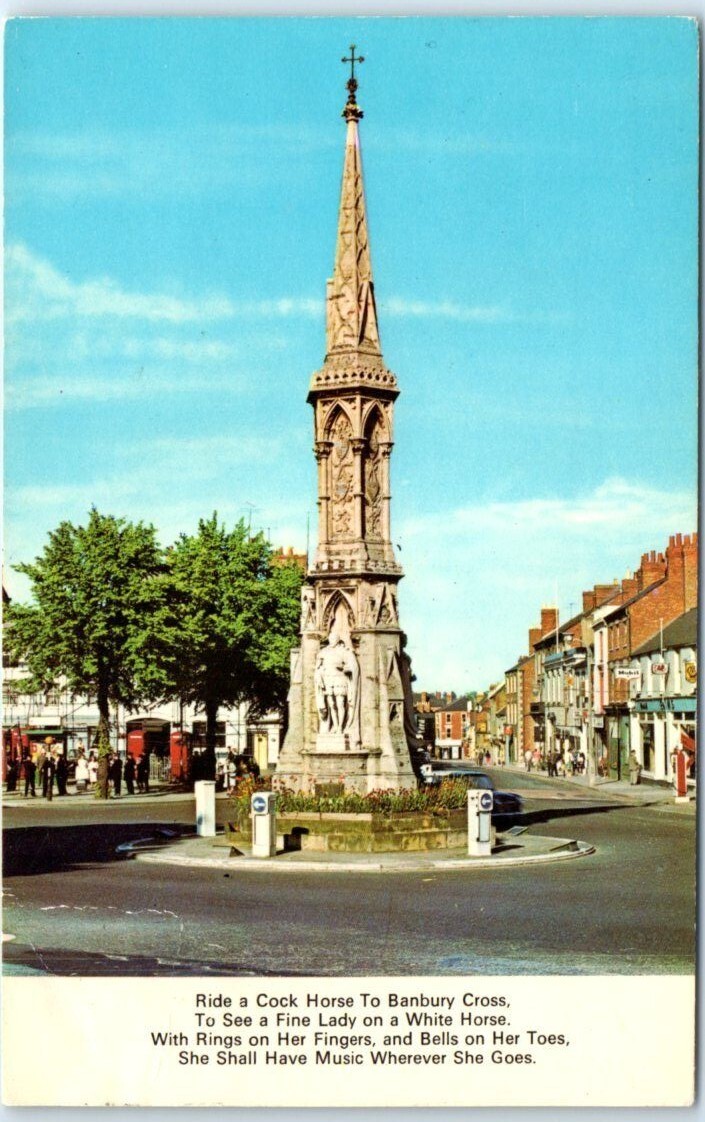 Postcard – Banbury Cross, Banbury, England, United Kingdom, Europe