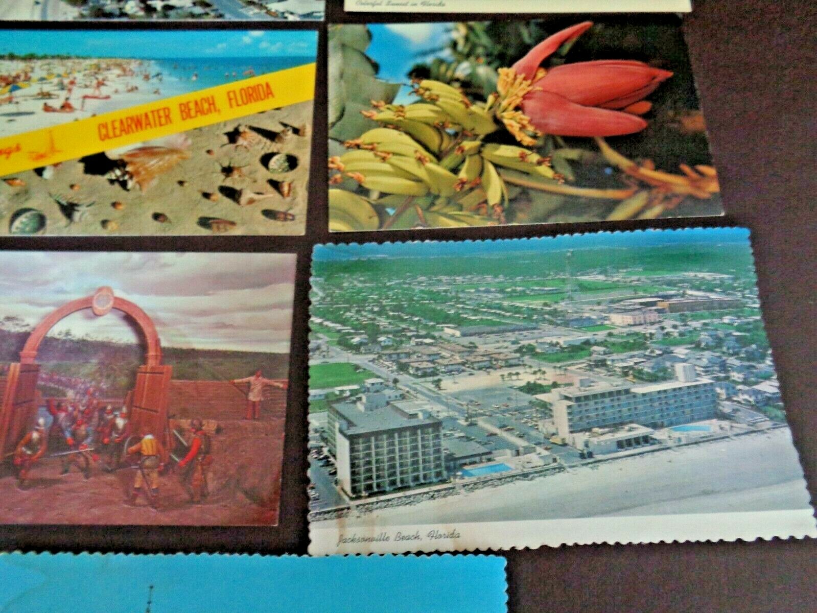 Assortment Of 14 Vintage Florida Souvenir Postcards
