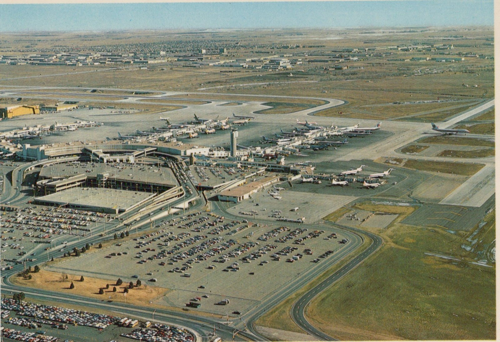 Stapleton International Airport Denver CO Postcard