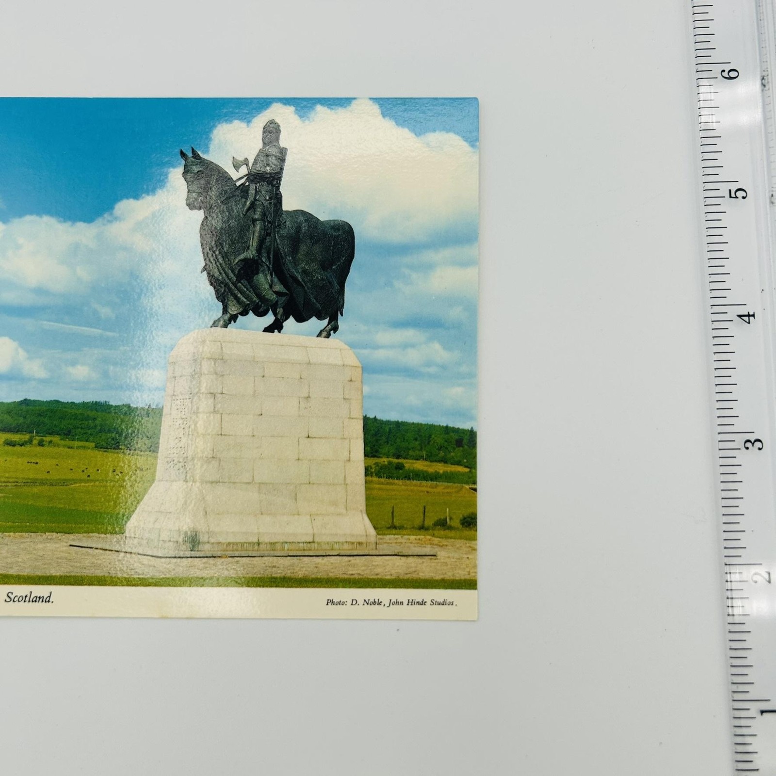 Robert Bruce Statue Bannockburn Postcard Color Photo 5.5×3.5 Scotland UK