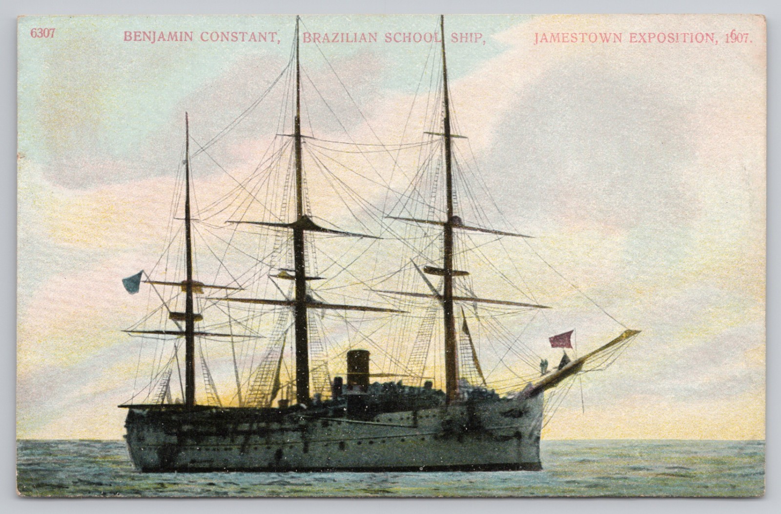 Benjamin Constant Brazilian School Ship Jamestown Exposition 1907 A13530