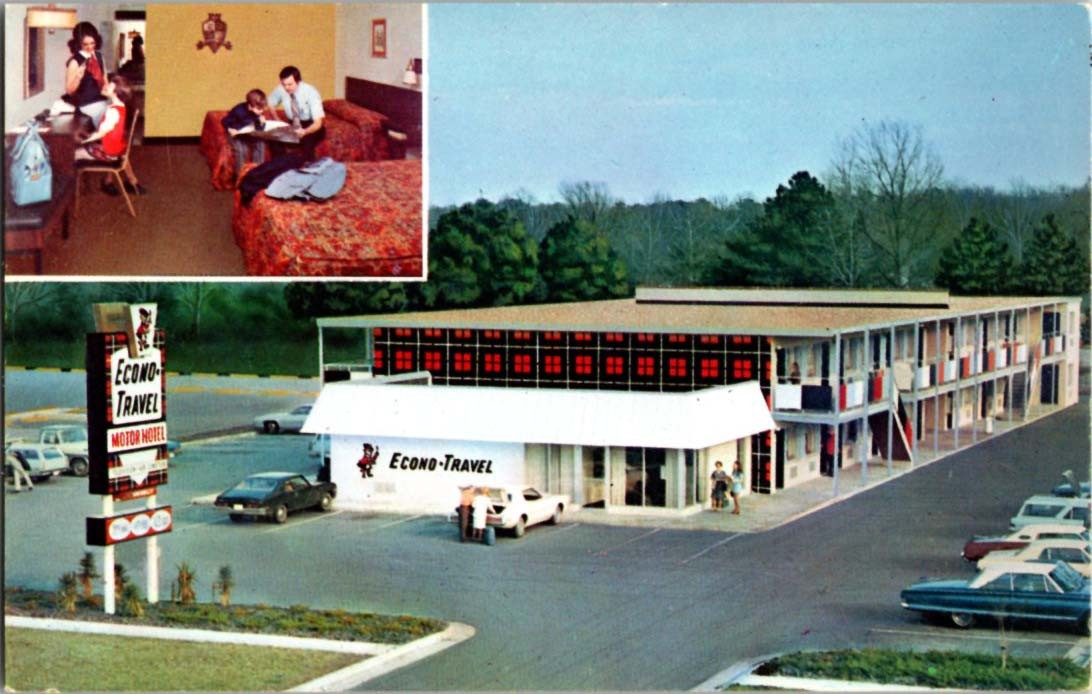 Christiansburg Virginia VA : MOTEL SCENE a/07 BD3613