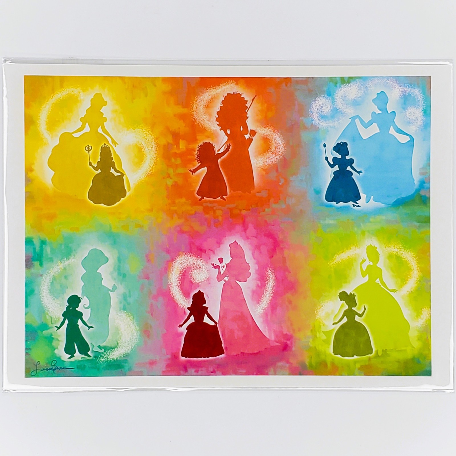 Disney Princess Postcard Princess Aurora Tiana WonderGround Larissa Brown 2026