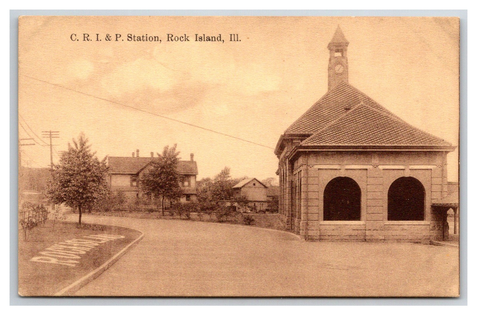 ROCK ISLAND CR&I Railroad Depot ~ ROCK ISLAND ILLINOIS