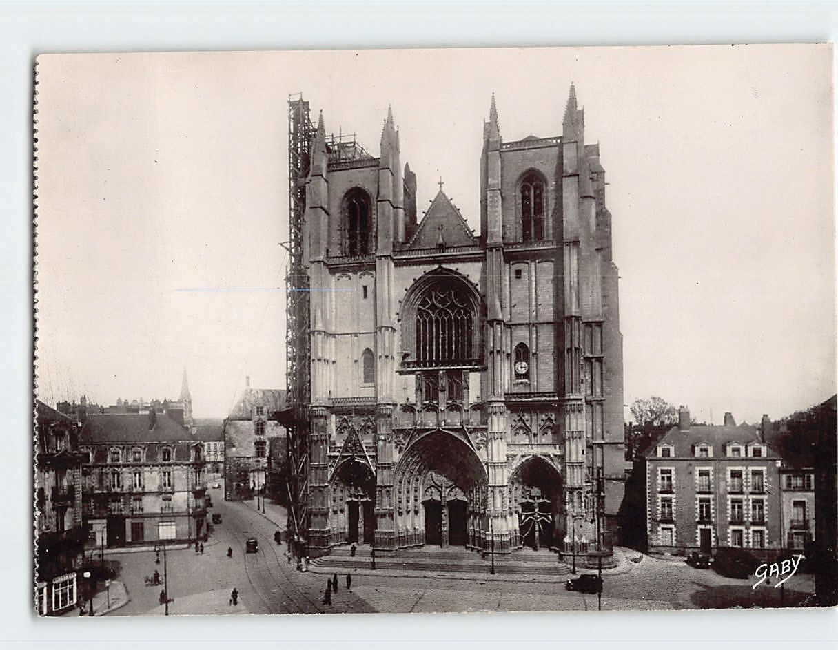 Postcard The Cathedral Nantes France