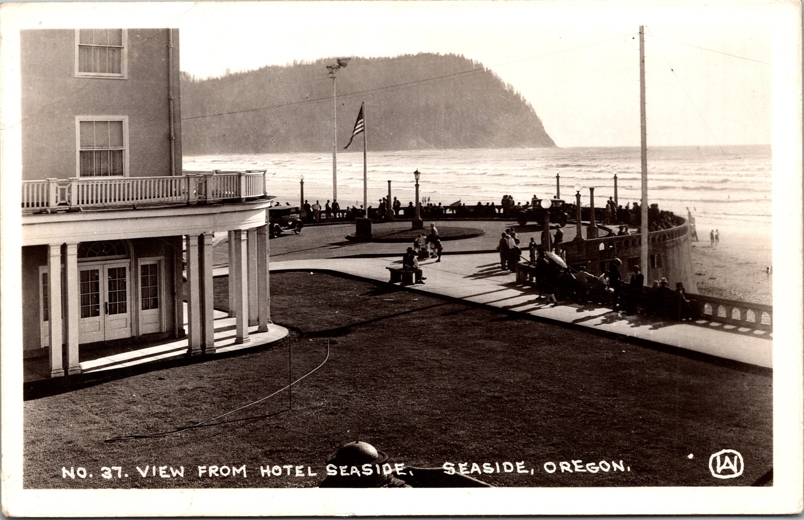 RPPC OR Seaside View from Hotel Seaside