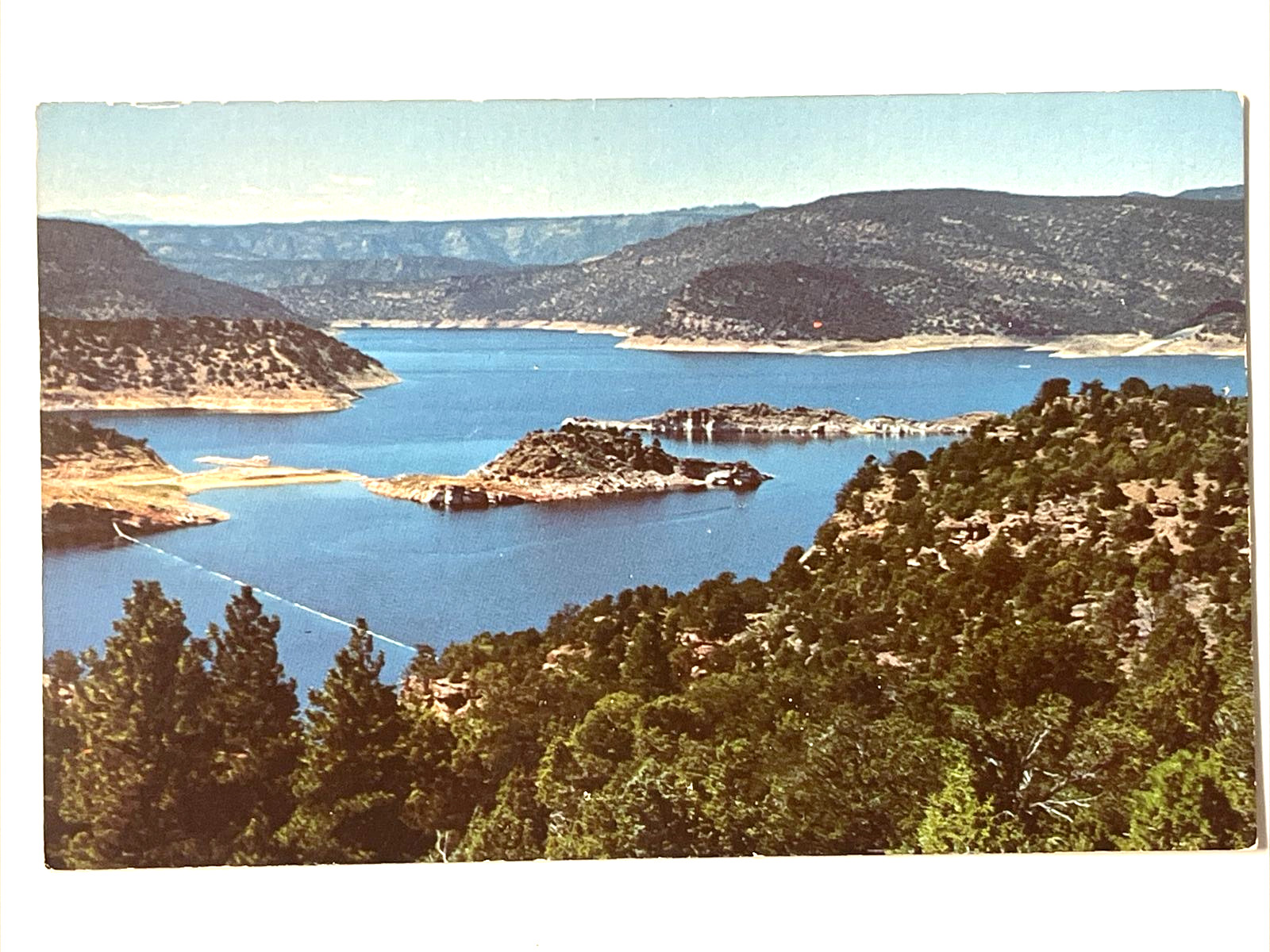 UT Utah Flaming Gorge Lake on Green River Chrome Vintage PC Postcard 2025