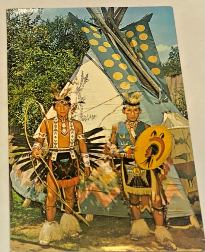 Vint. Six Flags Over Texas All-Tom LIttle Antelope Joe Thundercloud Hoop Dancers