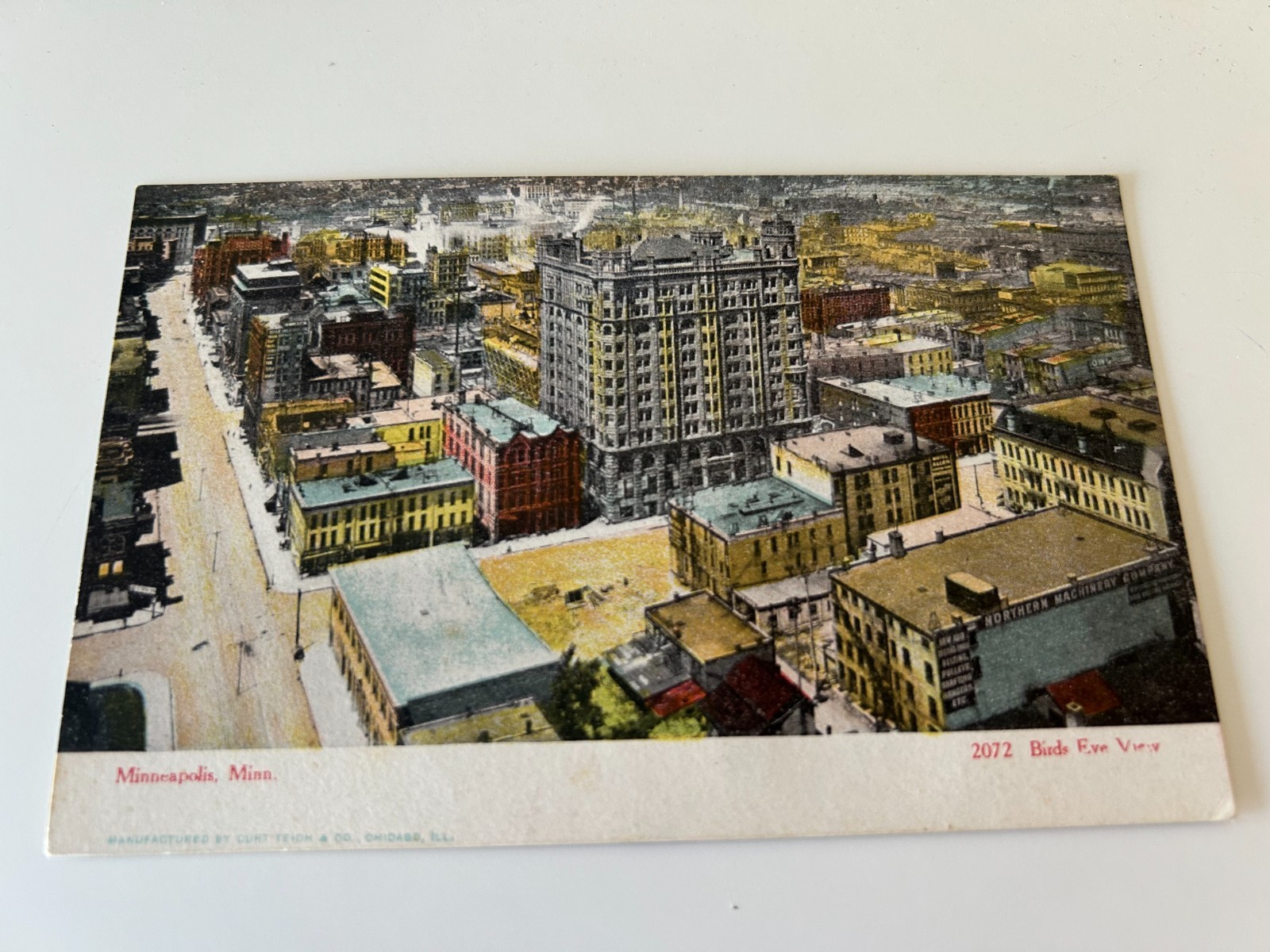 Birds Eye View Birdseye View of Minneapolis Minnesota MN Postcard