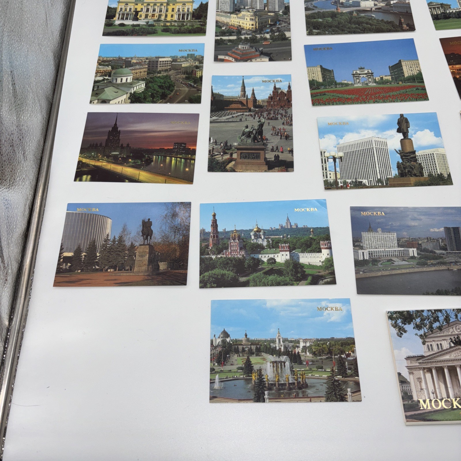 Lot of 15 Postcards, Vntg 1989 Moscow Mockba, Russia., 6×4”, Clean, Unposted