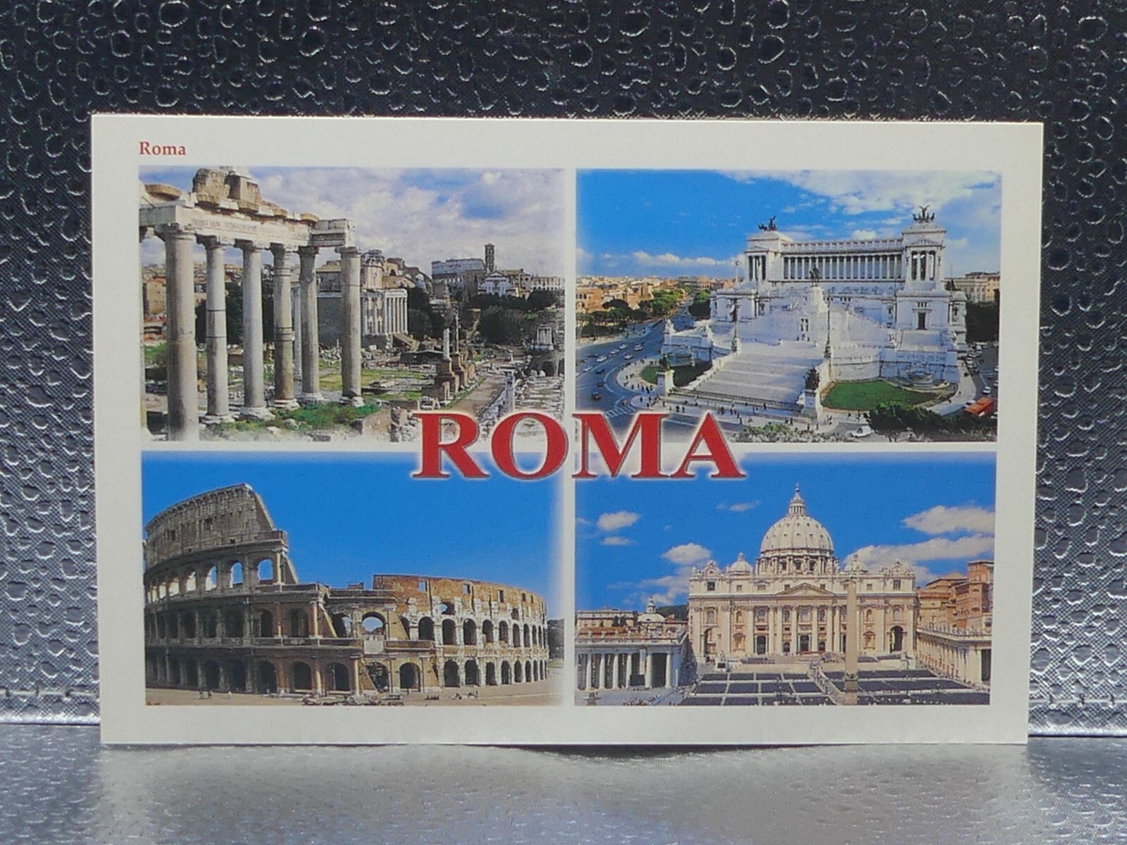 Rome, Italy Roma Scenic Views Architecture Travel Tourism Topographical Postcard