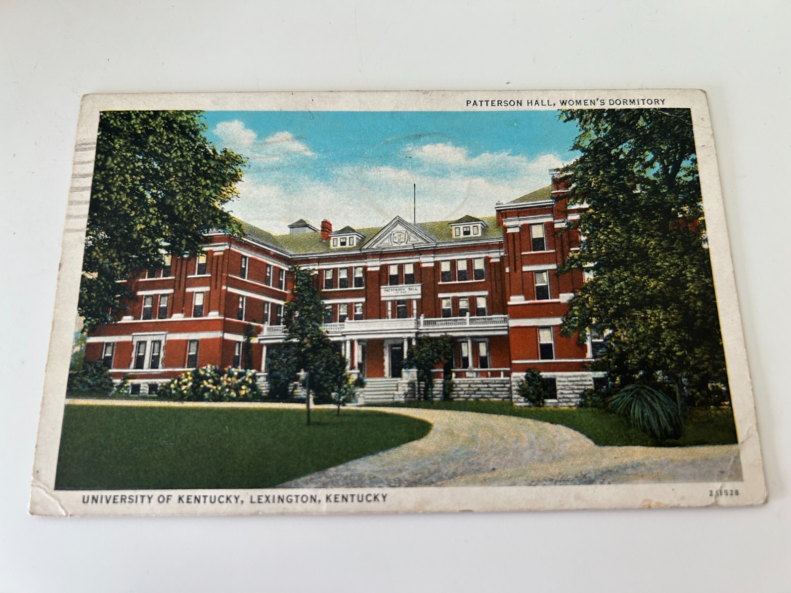 Patterson Hall Women’s Dormitory University of Kentucky Lexington Postcard
