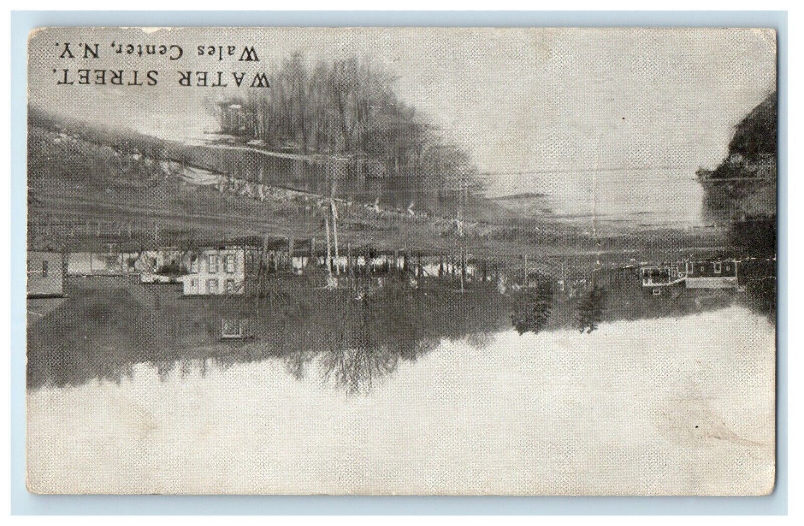 1908 Water Street Wales Center New York NY Posted Antique Postcard