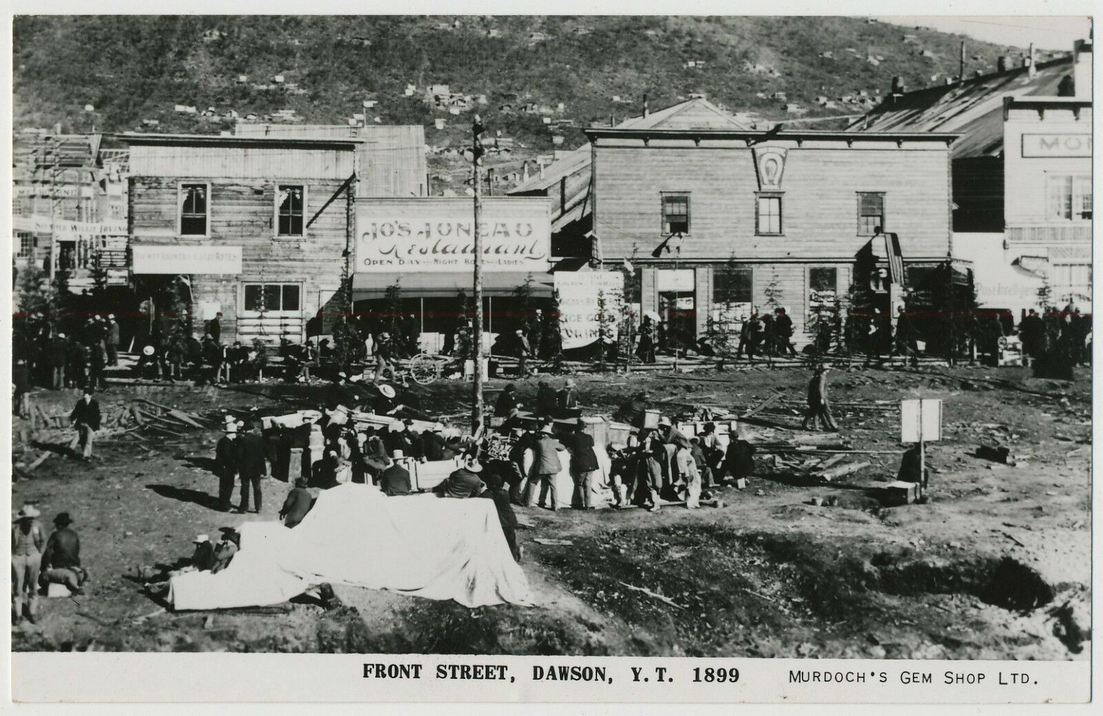Front Street, Dawson, Yukon Territory RPPC