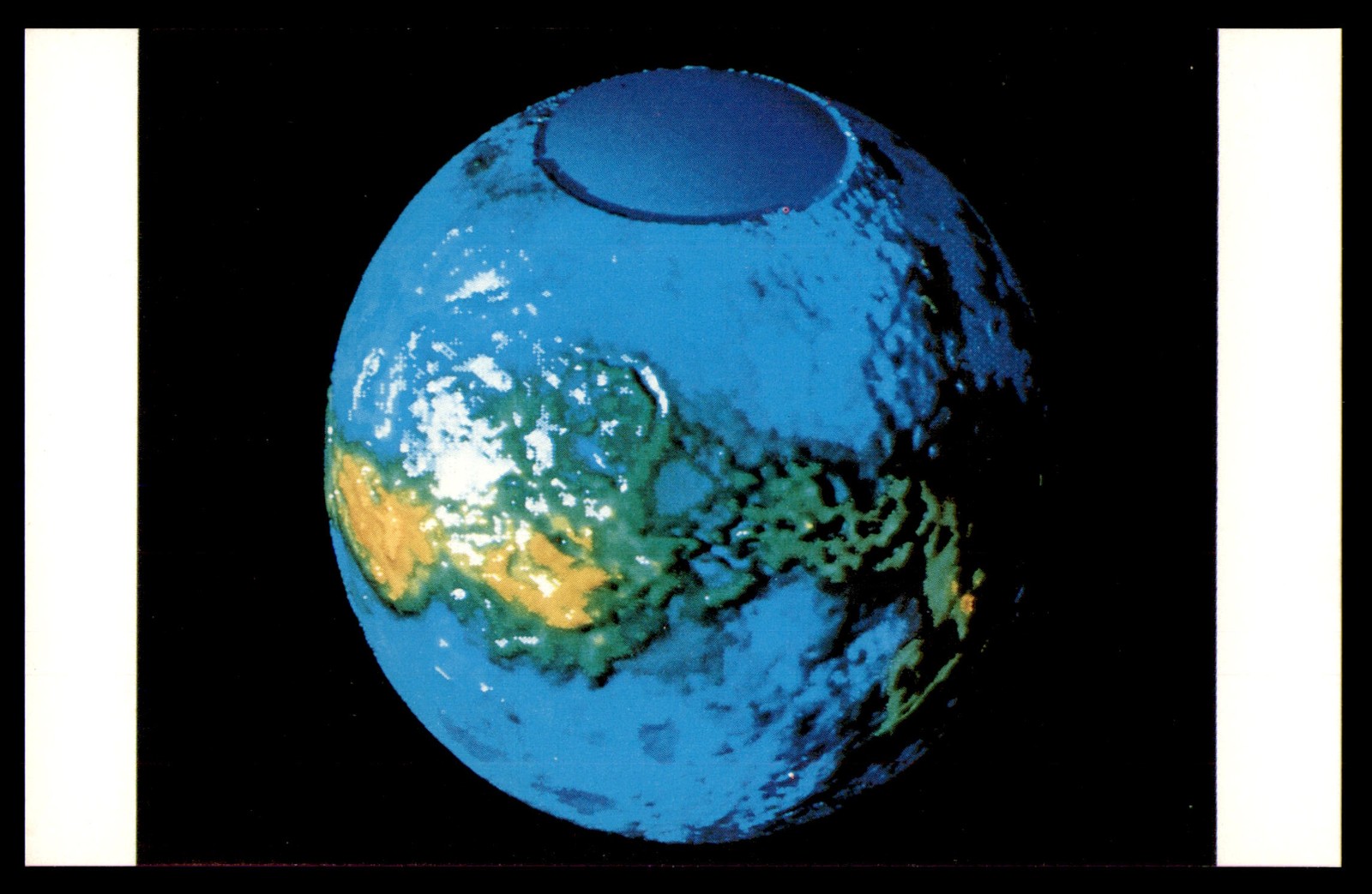 Postcard Global View of Venus Surface, NASA