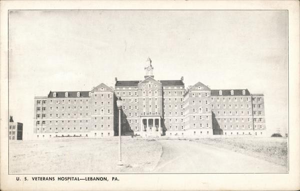 Lebanon, Pennsylvania PA U.S. Veterans Hospital Chrome Original Vintage Postcard