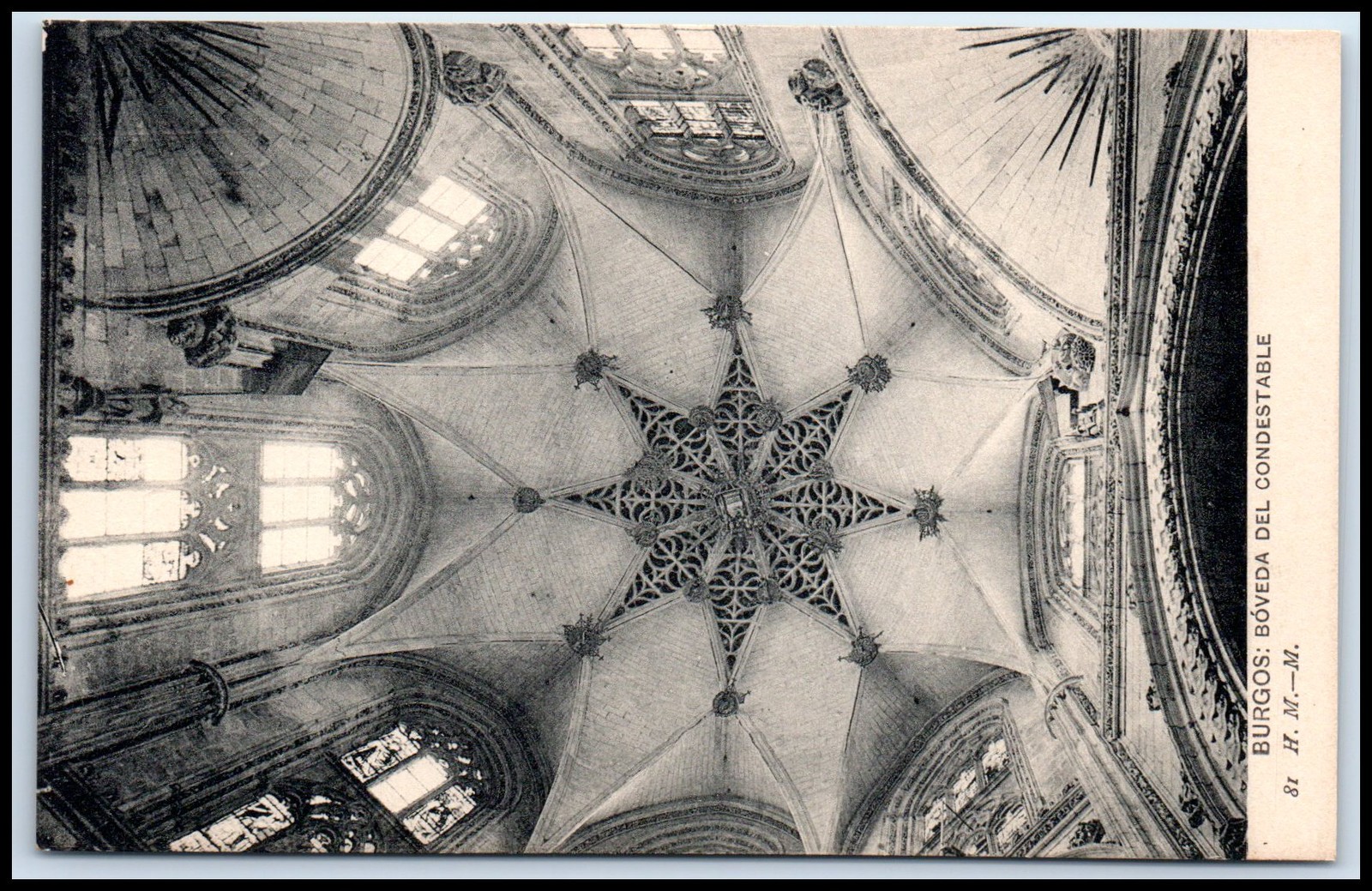Postcard 2BURGOS: B�VEDA DEL CONDESTABLE81 H. M.-M. E87