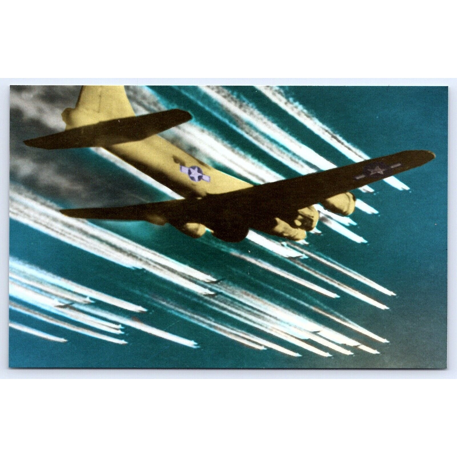 Lot/20 Military Airplane Sleeved Postcards WWII to 1980s jets turboprops 01191