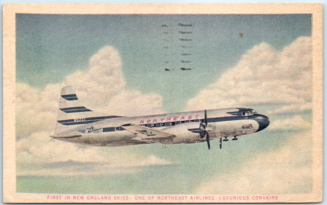 First In New England Skies, One Of Northeast Airlines Luxurious Convairs