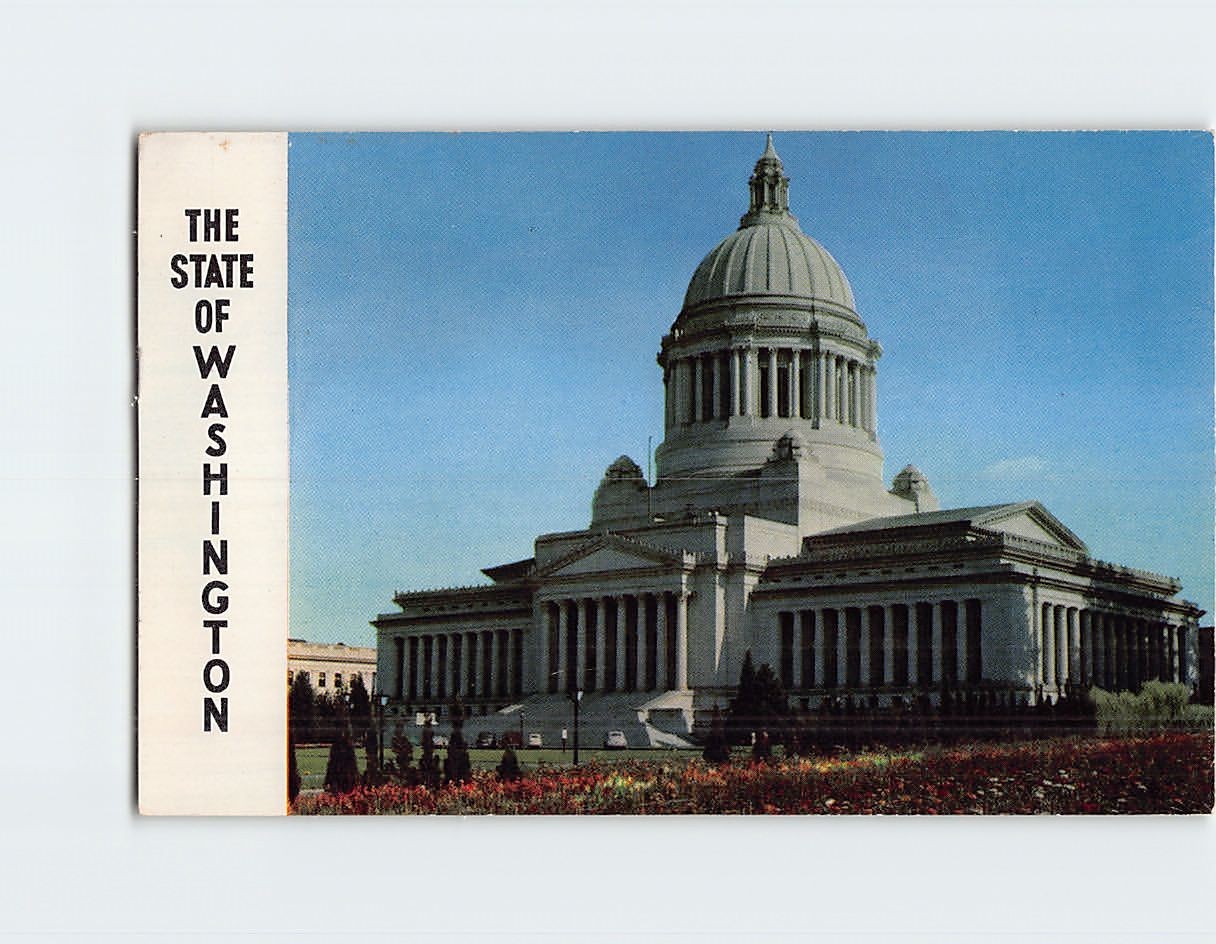 Postcard State Capitol Olympia Washington USA