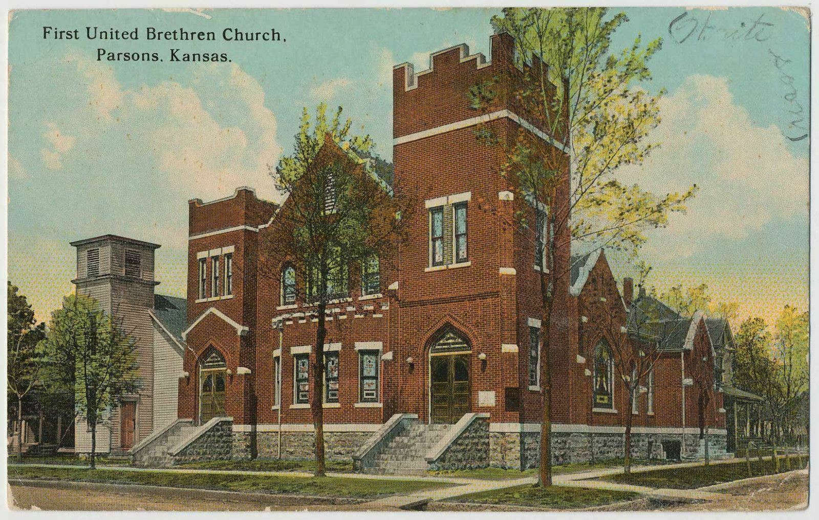 First United Brethren Church, Parsons, Kansas 1919