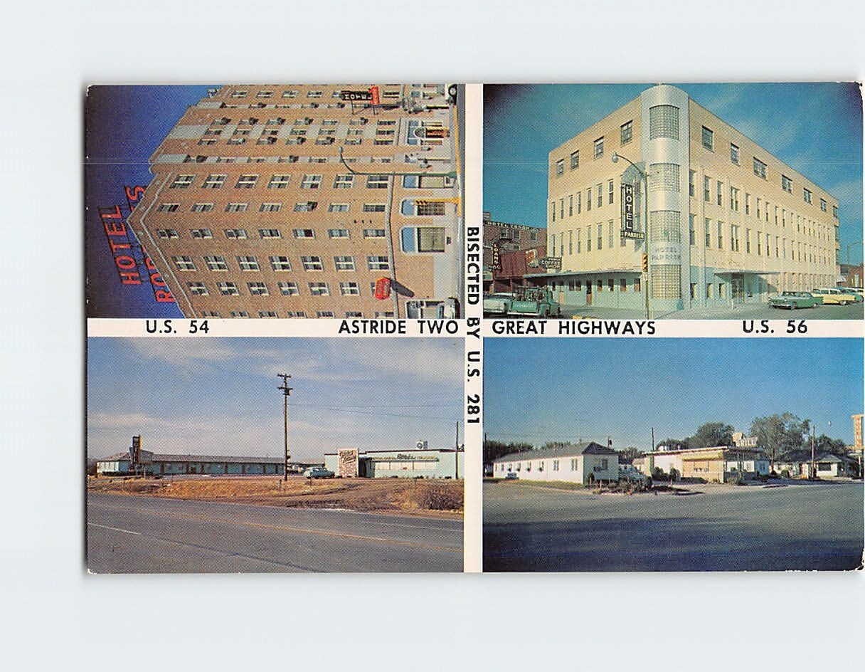 Postcard Hotels & Motels of Monte Parrish Kansas USA