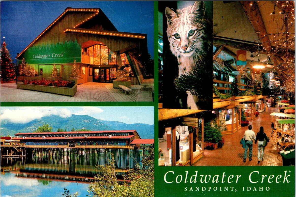 Sandpoint, ID Idaho COLDWATER CREEK Store & Interior ADVERTISING 4X6 Postcard