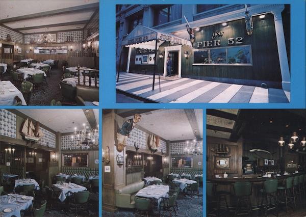 New York City, NY Joes Pier 52 Large Format Postcard NYC