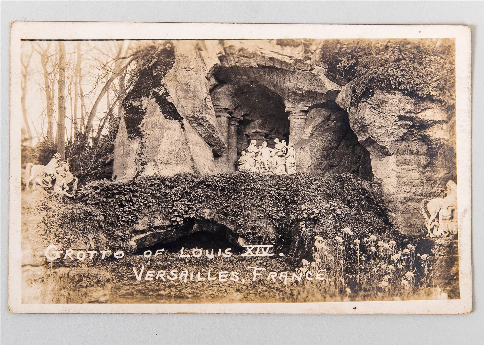 Lot of 4 Antique Postcards France Cherbourg & Versailles 4×6 Black and White
