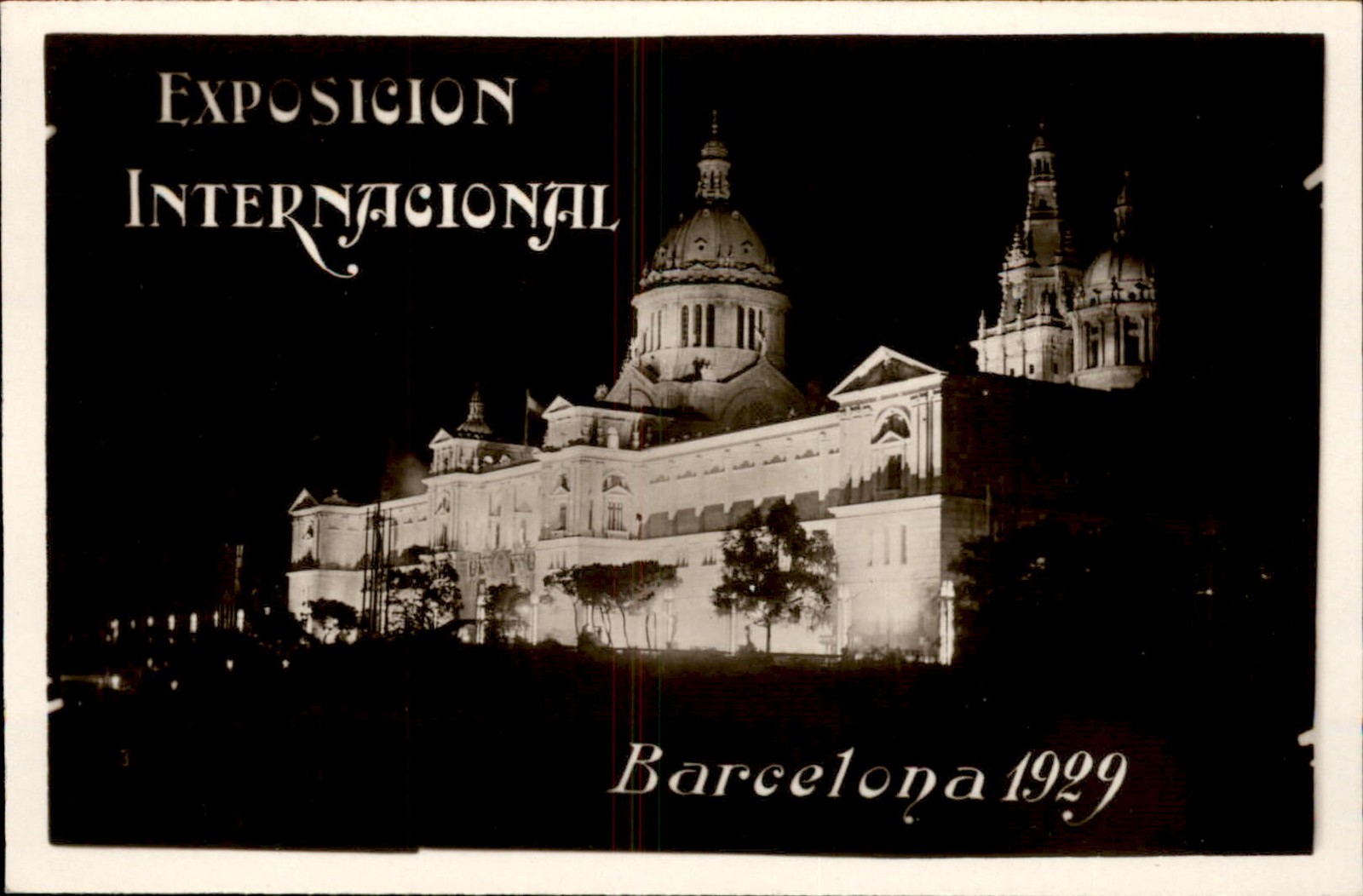 Barcelona Exposicion Internacional c1920s-30s Real Photo Vintage Postcard bhn