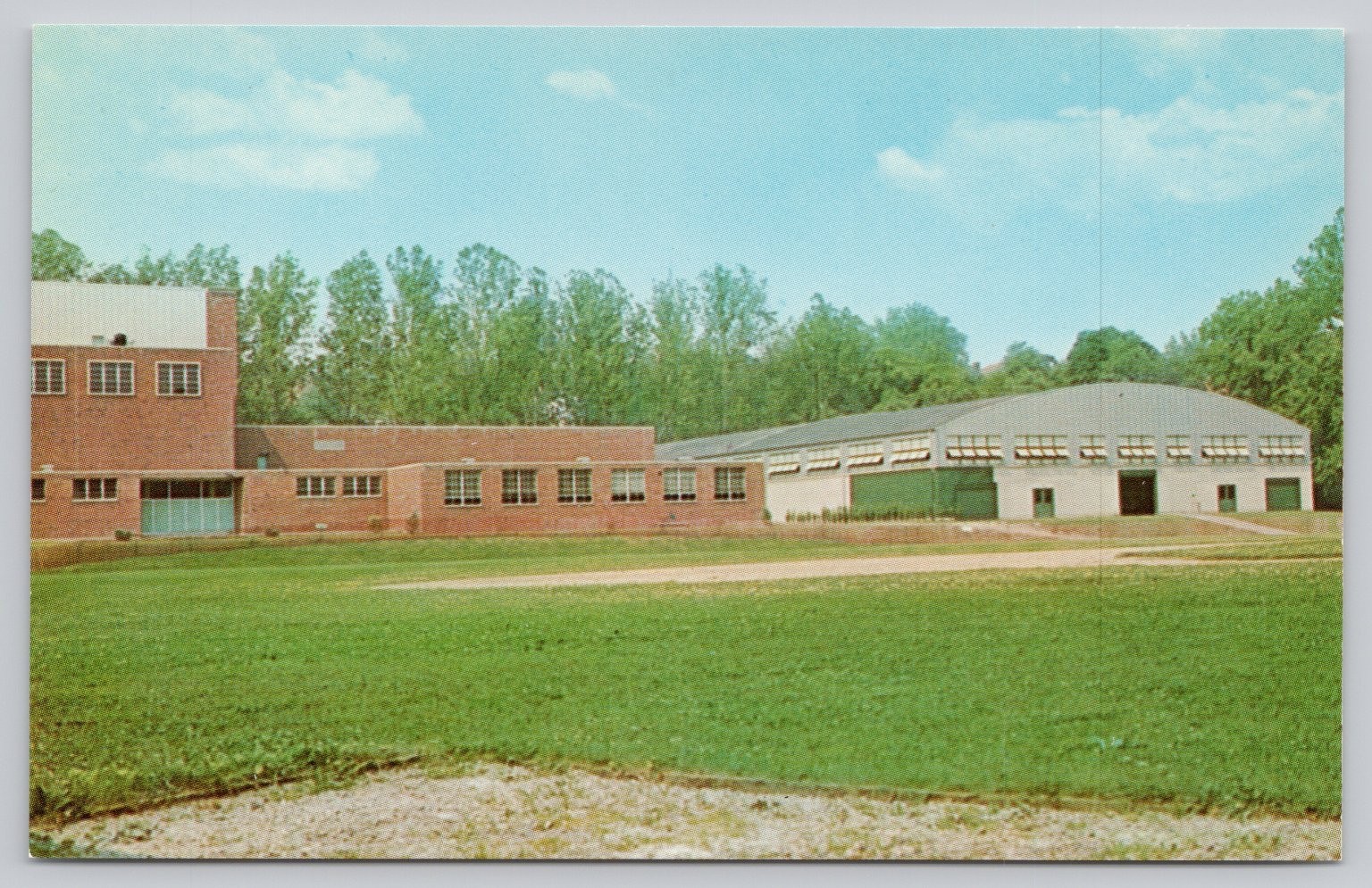 Ohio University Field House Athens OH Vintage Postcard Bobcat Athletics Dexter