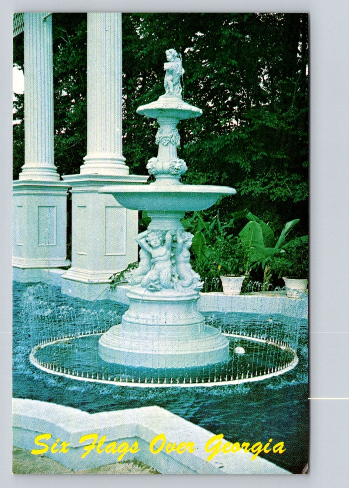 Postcard Six Flags Over Georgia Atlanta P559