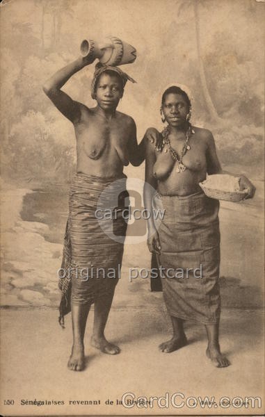 J. Geiser-Algiers Senegal Senegalaises revenant de la riviere (Senegalese